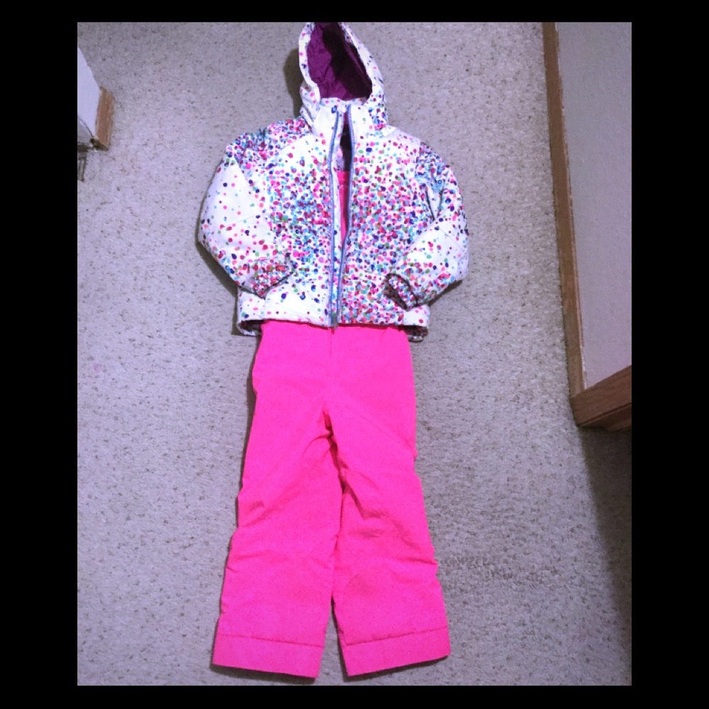 Girls SPYDER snow suit and coat